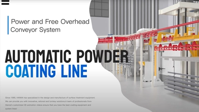 Power and Free Converyor of Automatic Powder Coating Line
