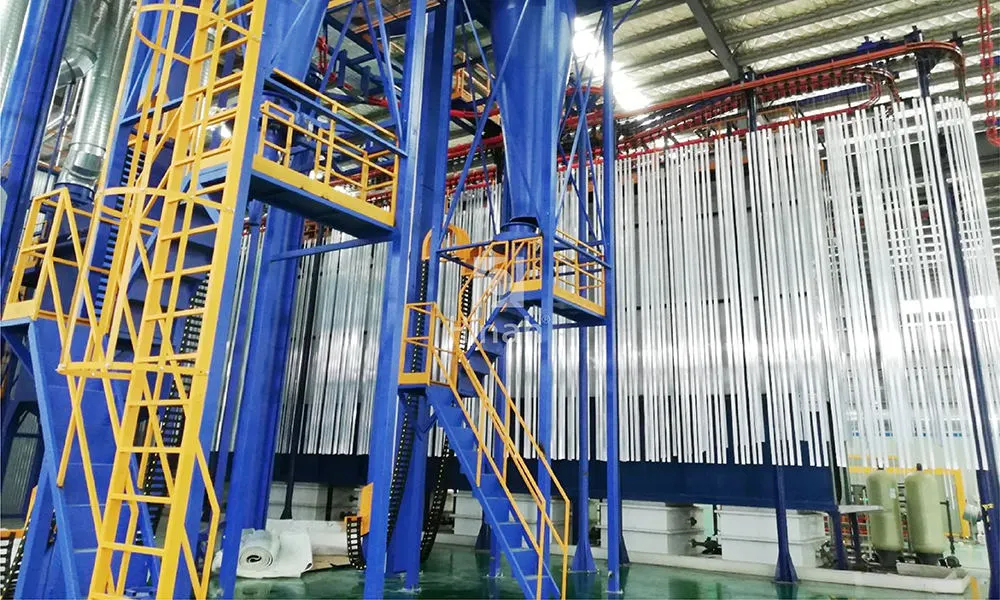 Powder Coating Line For Aluminium Profiles