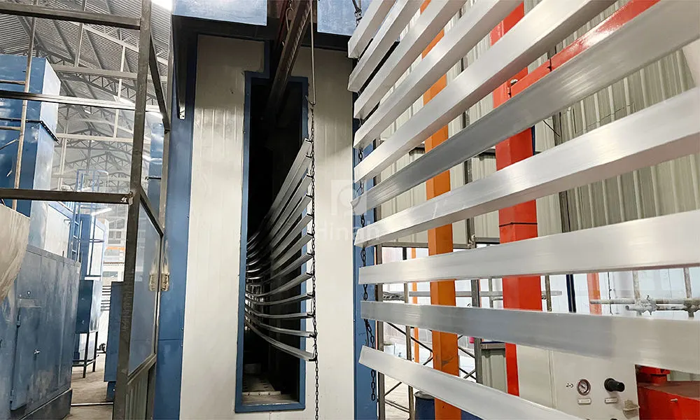  Horizontal Powder Coating Line