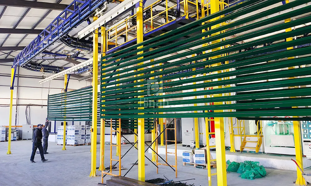  Horizontal Powder Coating Line