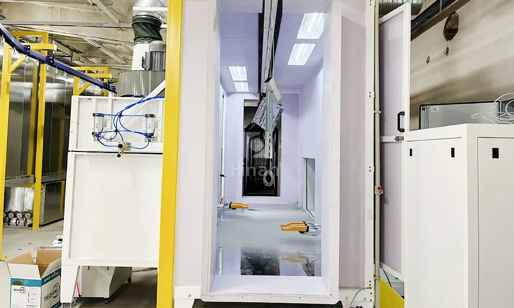 Filter Recovery Powder Coating Booth