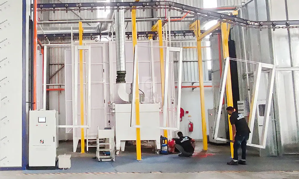 Filter Recovery Powder Coating Booth