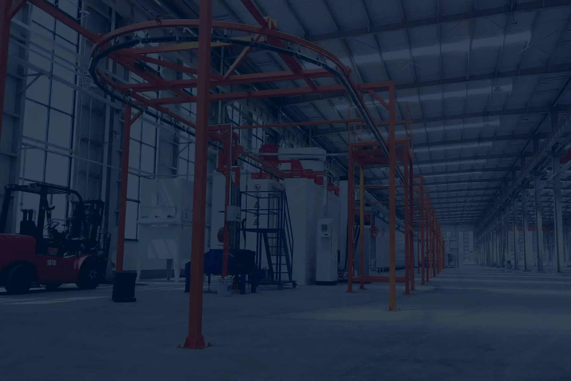 Custom powder coating line equipment Factory - HANNA