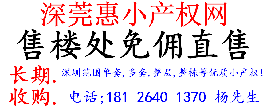 深圳小产权房
