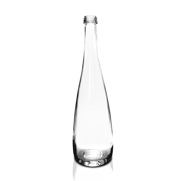 empty mini glass liquor bottle