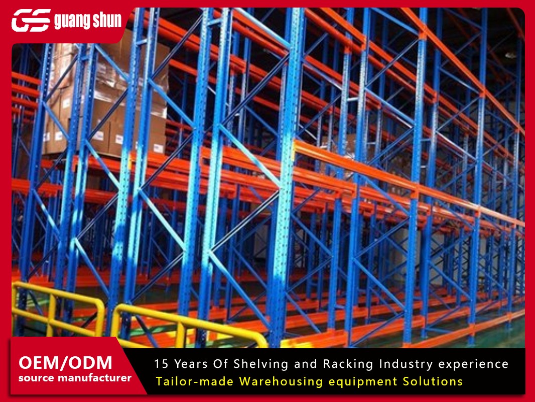 Double-deep-pallet-racking