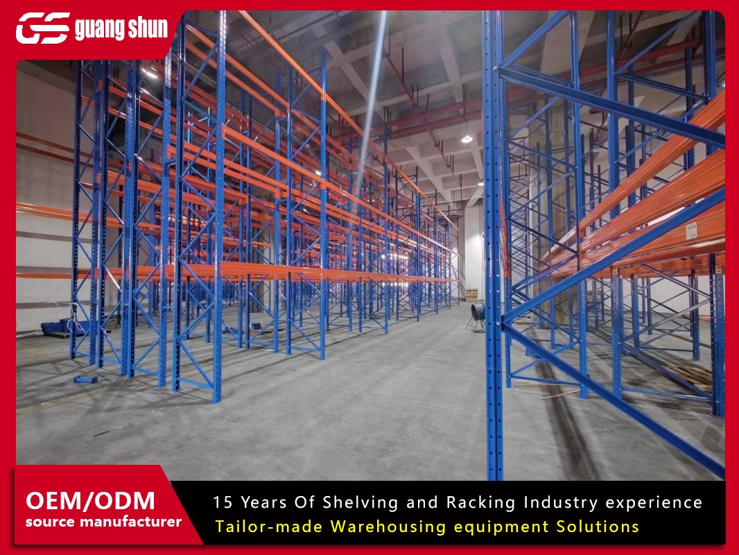 Double-deep-pallet-racking