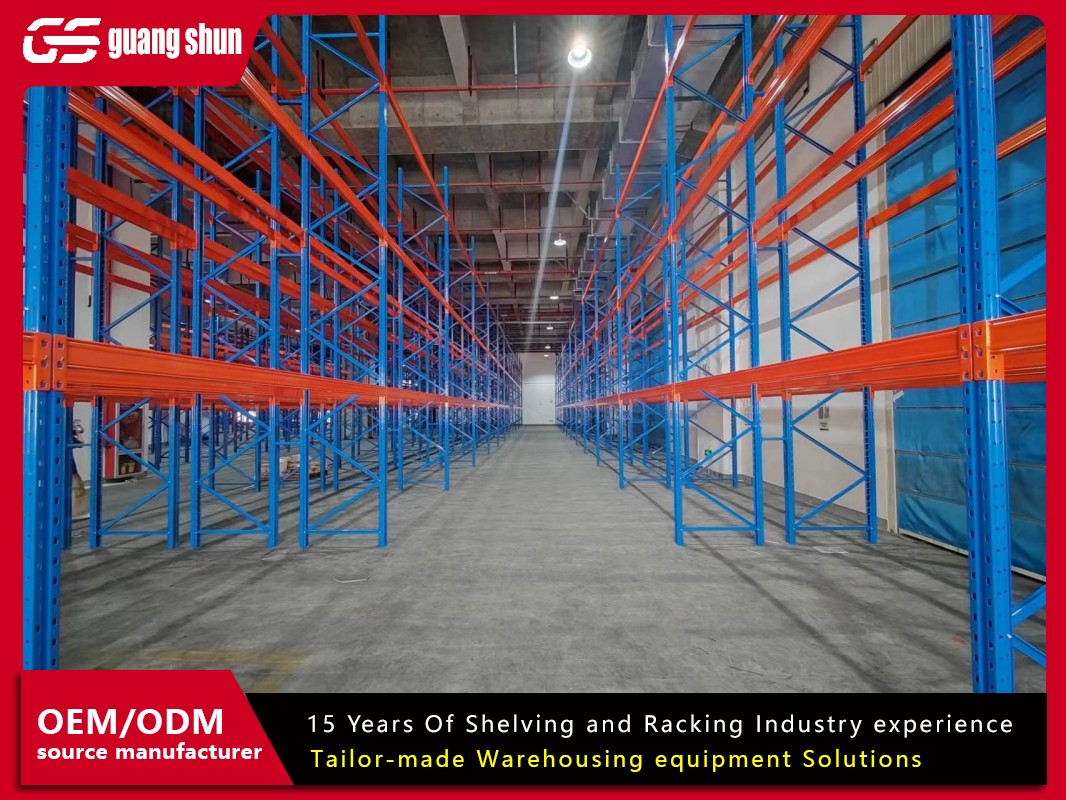Double-deep-pallet-racking