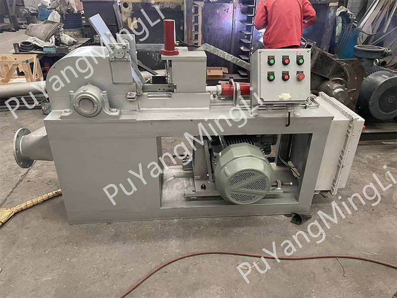 Magnesium ingot head cutting machine