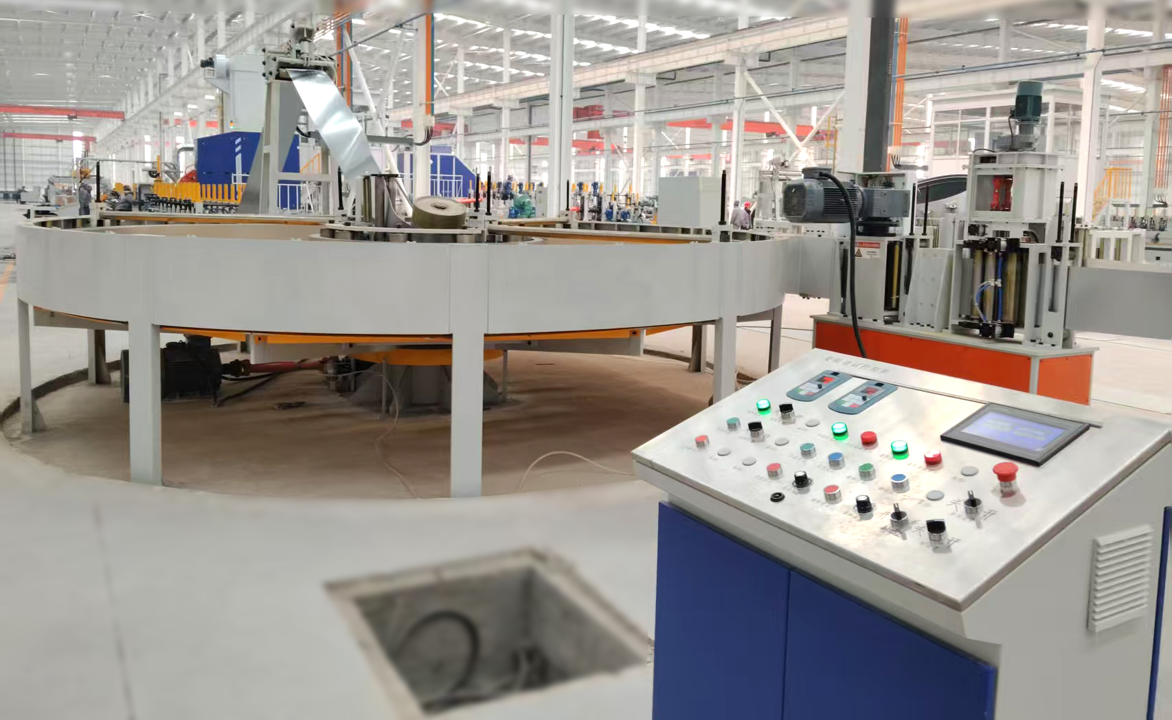 Horizontal accumulator