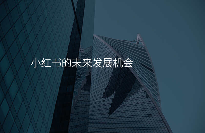 小红书的未来发展机会