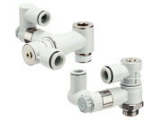 Speed Control Valve ASP with Pilot Check Valve and Residual Pressure Exhaust Function