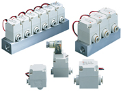 Pilot-operated 2-way solenoid valve for dry air VQ