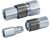 Stainless Steel Type Quick Connect Fitting with One-way Valve KKA