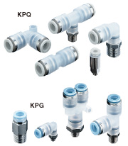 Clean Quick Connect Tube Fitting for Drive Air Piping KPQ/KPG