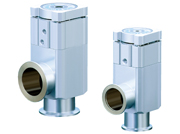 Aluminum quick change high vacuum L-type valve XLAQ・XLDQ