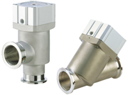 Stainless steel high vacuum L-type / straight-through valve XM/XY