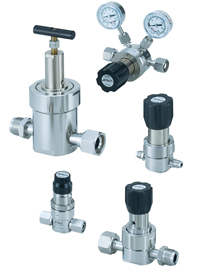 Pressure reducing valve (Pressure regulator) High purity process gas use AP/SL/AZ/BP