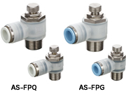 Clean Type Speed Control Valve AS-FPQ/FPG with Quick-Change Pipe Fittings