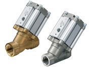 Angle seat valve/pneumatic type VXB