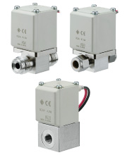Normally closed high vacuum solenoid valve XSA