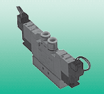 Pilot solenoid valve 4GA119-M5-E2H-3