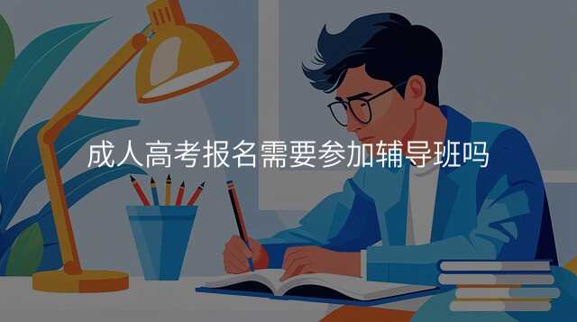 成人高考报名需要参加辅导班吗