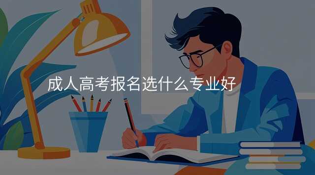 成人高考报名选什么专业好