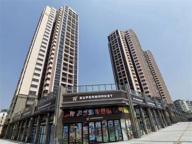 坂田全新一手统建楼新盘，三栋花园小区，地下停车场