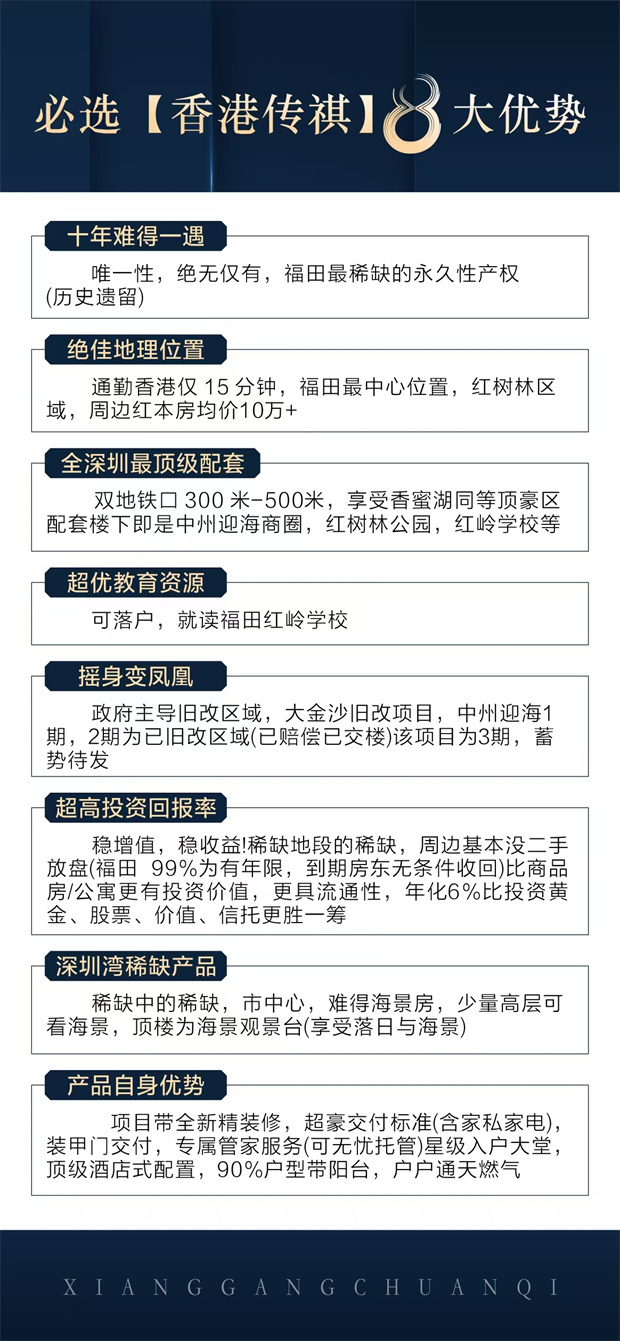 福田稀缺小产权房新盘，一房78万/套租金回报率高