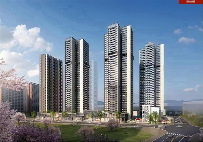 光明回迁房7栋1449户大型楼盘，单价14000元/㎡