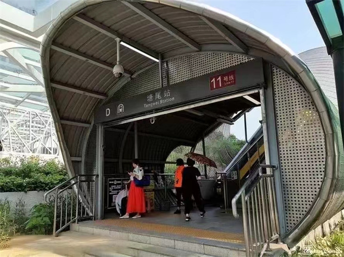 沙井塘尾地铁口统建楼，5栋大型花园小区
