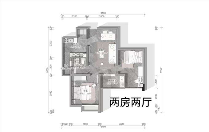 深圳大鹏统建楼新盘，两房总价39.8万起/四房59.8万起