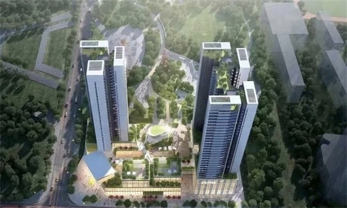 西乡花园统建楼小区新盘；两层停车场，11号线碧海湾地铁口