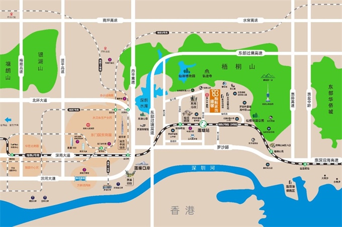 罗湖大型统建楼/均价18800/㎡ 带精装 自带停车场 户型齐全