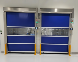 PVC快速卷簾門貨淋室