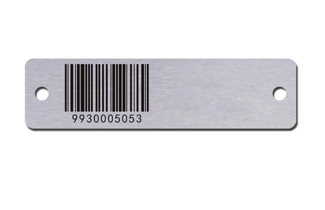 Steel Barcode Labels