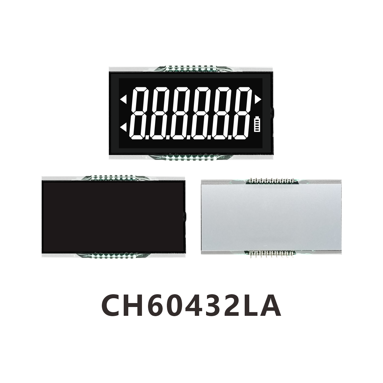 Scale Display Connector Factory custom htn positive PIN connectors 6 digit 7 segment lcd ...