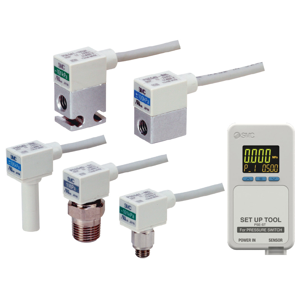 SMC 小型空气压力传感器／开关PSE54□
