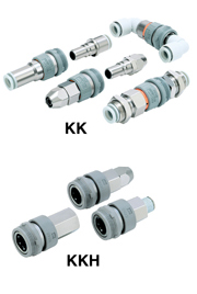 带单向阀的快插管接头KK/KKH