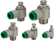 SMC 金属主体弯头型AS