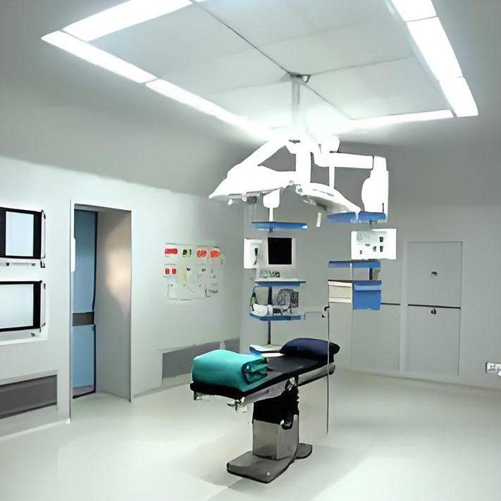 Clean room for medical and pharmaceutical equipment