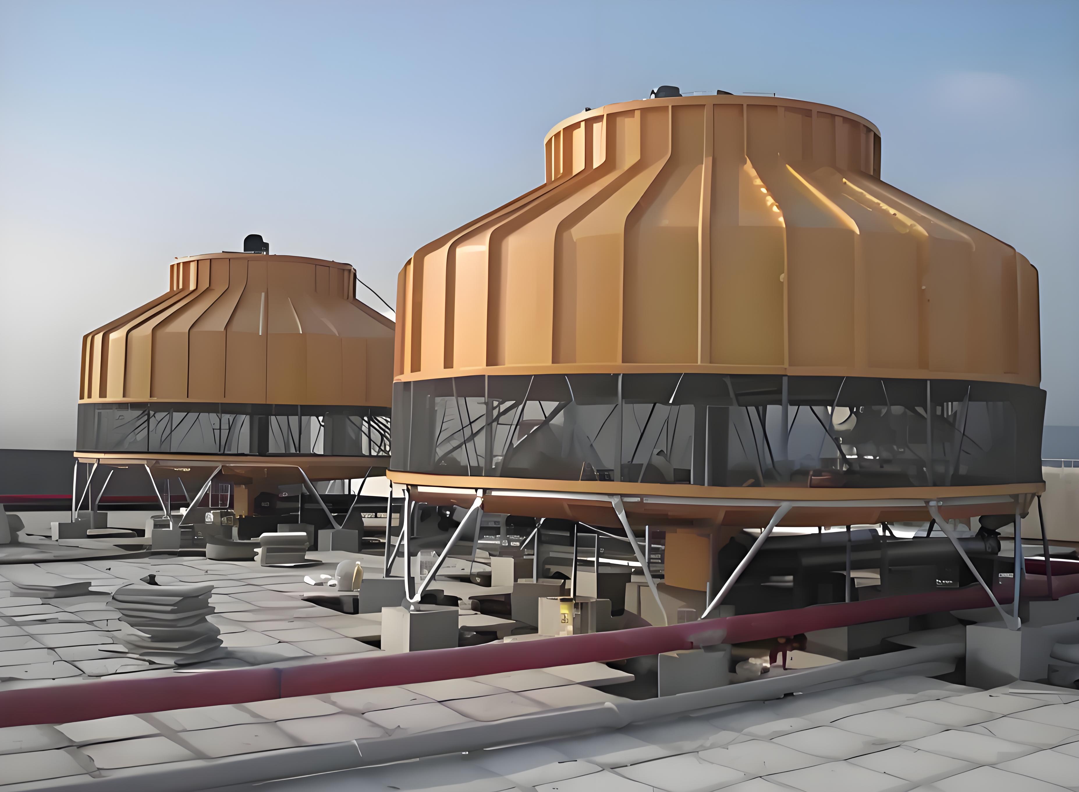 Cooling tower, power supply system