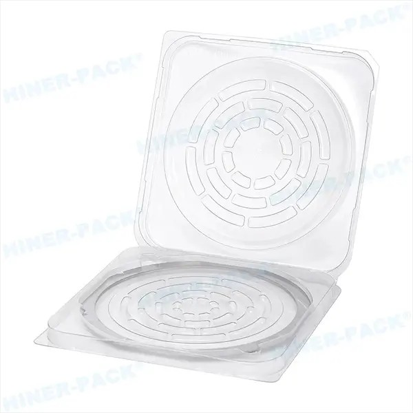 12-inch Vacuum-Formed Flex Frame Single Wafer Shipper - Clear PET
